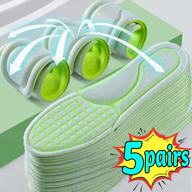 1/2/3/5pairs Nano deodorization Feet Insoles for Men Massage Memory Foam Insoles For Sports Shoes Sole Breathable Cushion Pads
1/2/3/5pairs Nano deodorization Feet Insoles for Men Massage Memory Foam Insoles For Sports Shoes Sole Breathable Cushion Pads