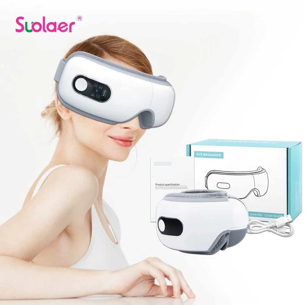 6 Modes Eye Massager with Heat Smart Airbag Vibration Compress Bluetooth Eye Care Massage Relax Migraines Relief Improve Sleep
6 Modes Eye Massager with Heat Smart Airbag Vibration Compress Bluetooth Eye Care Massage Relax Migraines Relief Improve Sleep