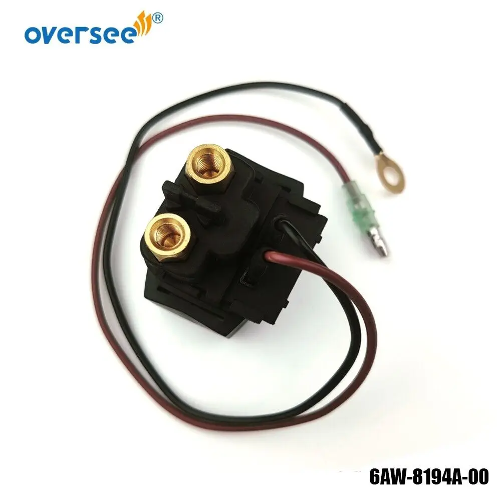 

6AW-8194A Starter Relay Solenoid for YAMAHA 30HP 40HP 300HP 350HP Outboard Engine 004-127 6AW-8194A-00