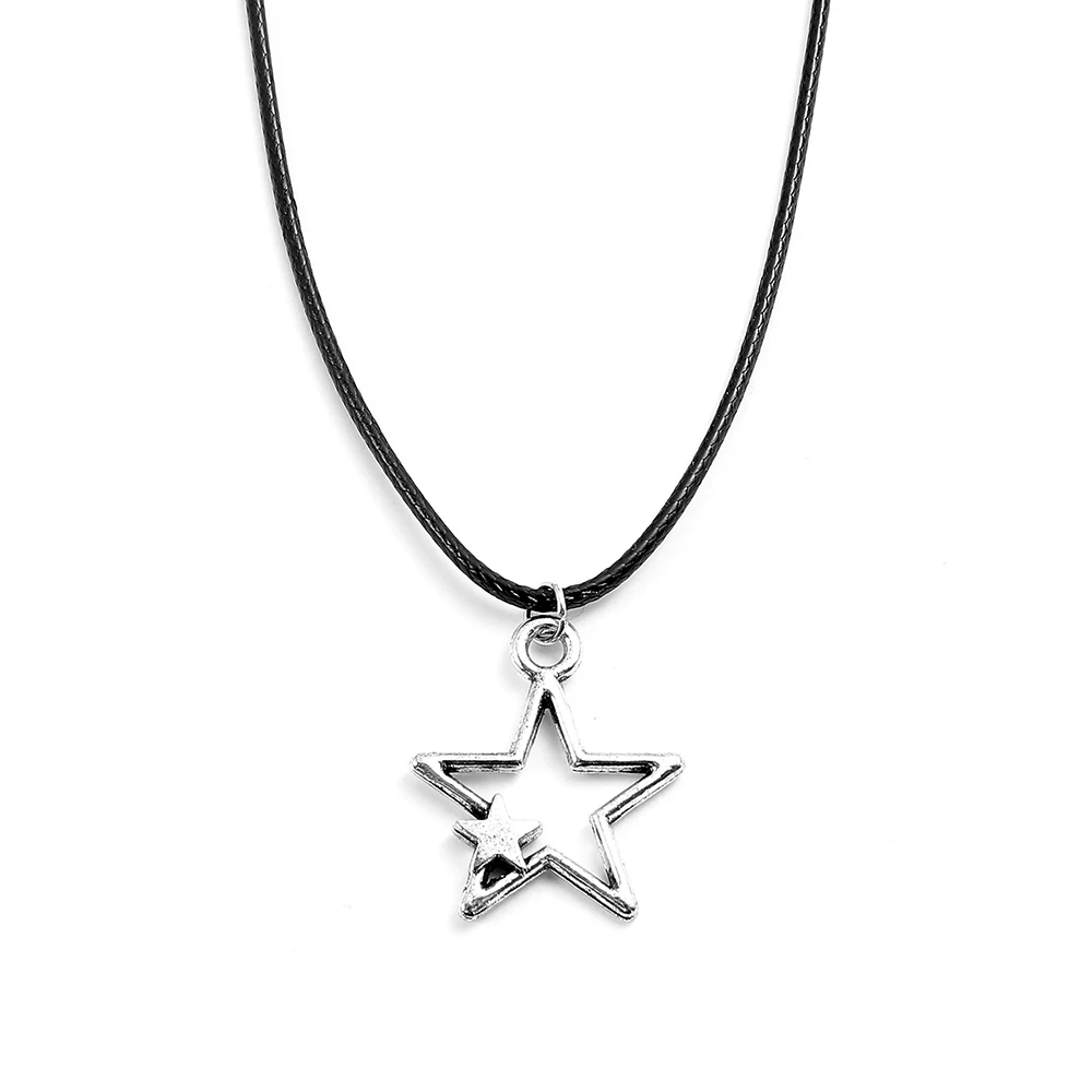 Fashion Vintage Simple Star Pendant Necklace for Women Men Punk Hollow Star Neck Chain Trendy Y2k Jewelry Accessories
Fashion Vintage Simple Star Pendant Necklace for Women Men Punk Hollow Star Neck Chain Trendy Y2k Jewelry Accessories