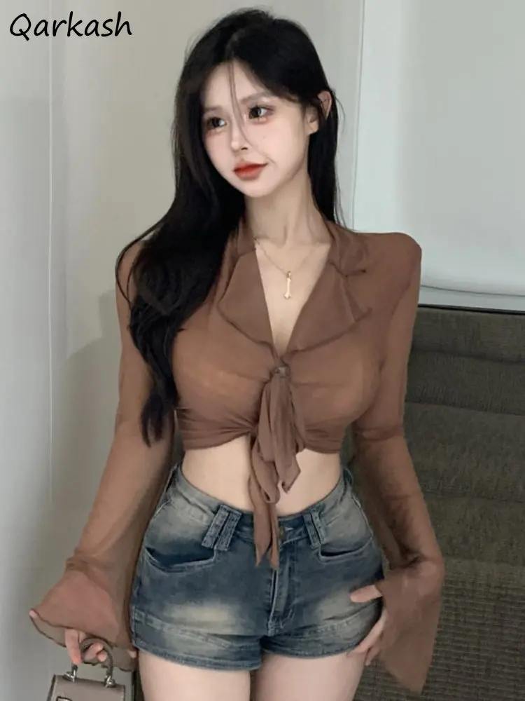Jackets Women Sheer Lace-up Sunscreen Simple Sweet Summer Daily Sexy All-match Tender Stylish Popular Delicate Korean Style Ins
Jackets Women Sheer Lace-up Sunscreen Simple Sweet Summer Daily Sexy All-match Tender Stylish Popular Delicate Korean Style Ins