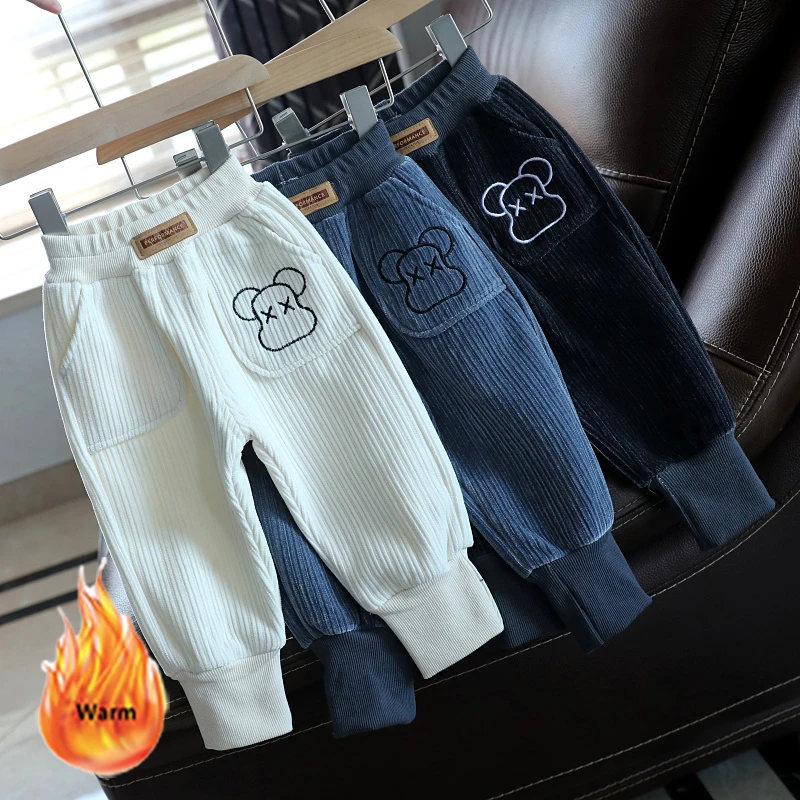 Plus Velvet Winter Pants For Kids Boy Girls Warm Cute Elastic High Waist Harem Pantalones Plush Thick Casual Children Sweatpants
Plus Velvet Winter Pants For Kids Boy Girls Warm Cute Elastic High Waist Harem Pantalones Plush Thick Casual Children Sweatpants