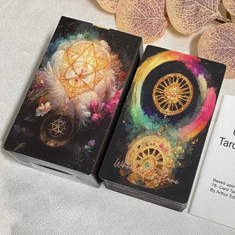 Tarot Card Divination Tarot Deck 12x7cm English Deck High Quality Runes Cards Prophet with Paper Guide Book Card Sleeves Rituals
Tarot Card Divination Tarot Deck 12x7cm English Deck High Quality Runes Cards Prophet with Paper Guide Book Card Sleeves Rituals