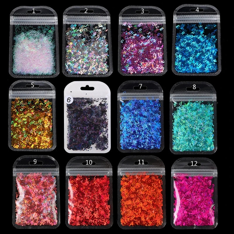 N58F Letters Glitter Sequins for DIY Crystal UV Epoxy Resin Mold Fillings Flakes Decal Handmade Crafts Jewelry Decor
N58F Letters Glitter Sequins for DIY Crystal UV Epoxy Resin Mold Fillings Flakes Decal Handmade Crafts Jewelry Decor