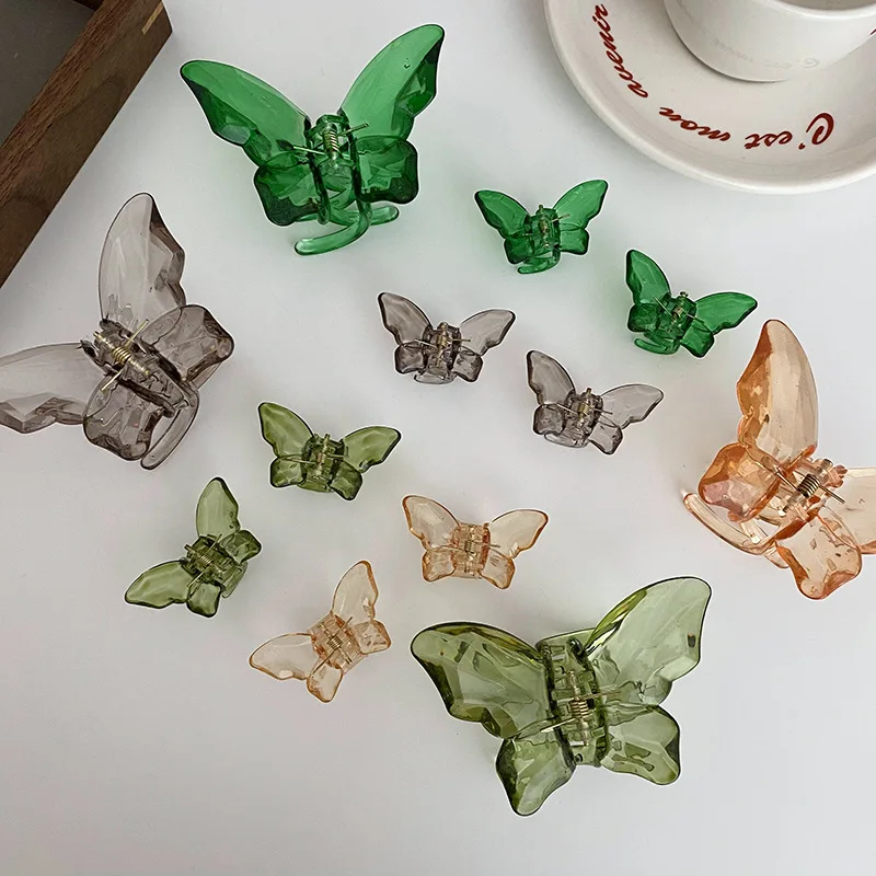 3PCS/Lot Sweet Fairy Butterfly Claw Clip For Women Resin Hair Crab Clamps Imitation Acetate Solid Styling Tools Barrettes Female 
3PCS/Lot Sweet Fairy Butterfly Claw Clip For Women Resin Hair Crab Clamps Imitation Acetate Solid Styling Tools Barrettes Female
