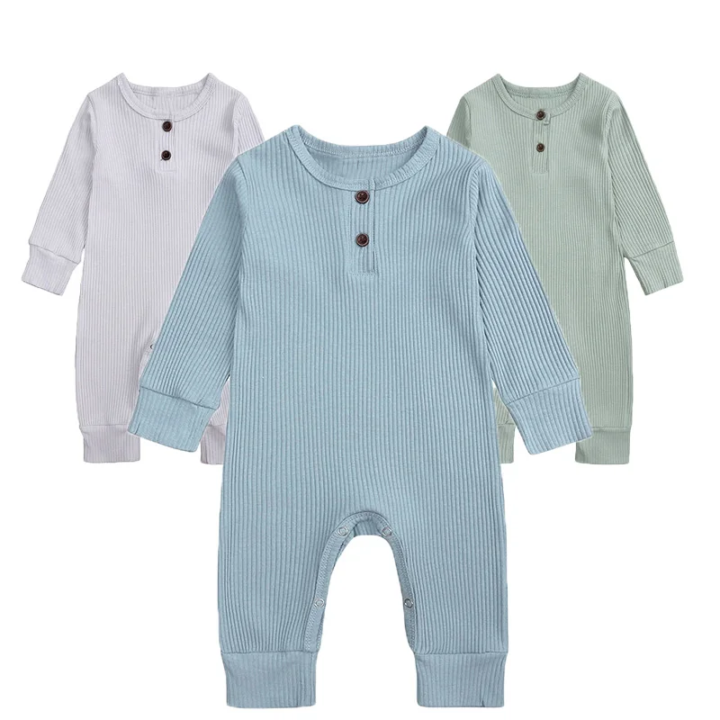 

Spring&Autumn Newborn Baby Boys Girls Romper Clothes Overalls Cotton Long Sleeve Baby Jumpsuit Infant Outfits 0-24 Months