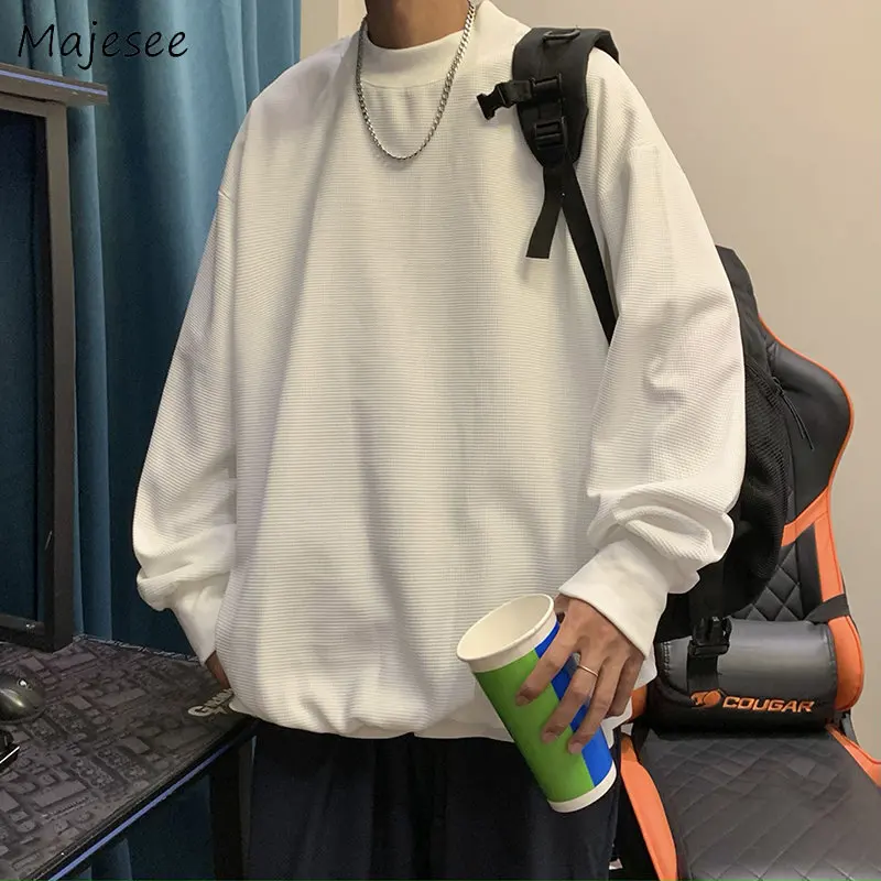 Sweatshirts Men Crewneck Students Baggy All-match Simply Pure Color Ins Korean Stylish Autumn Teens Clothing Streetwear Popular
Sweatshirts Men Crewneck Students Baggy All-match Simply Pure Color Ins Korean Stylish Autumn Teens Clothing Streetwear Popular