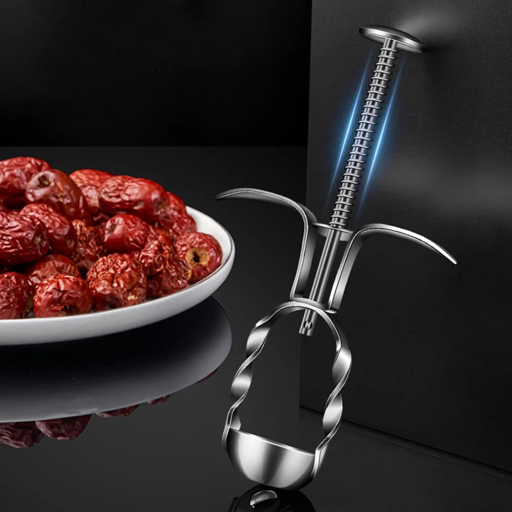 304 Stainless Steel Red Date Corer Cherry Date Milk Date Hawthorn Multifunctional Corer Fruit Core Remover Seed Push Out Gadgets
304 Stainless Steel Red Date Corer Cherry Date Milk Date Hawthorn Multifunctional Corer Fruit Core Remover Seed Push Out Gadgets