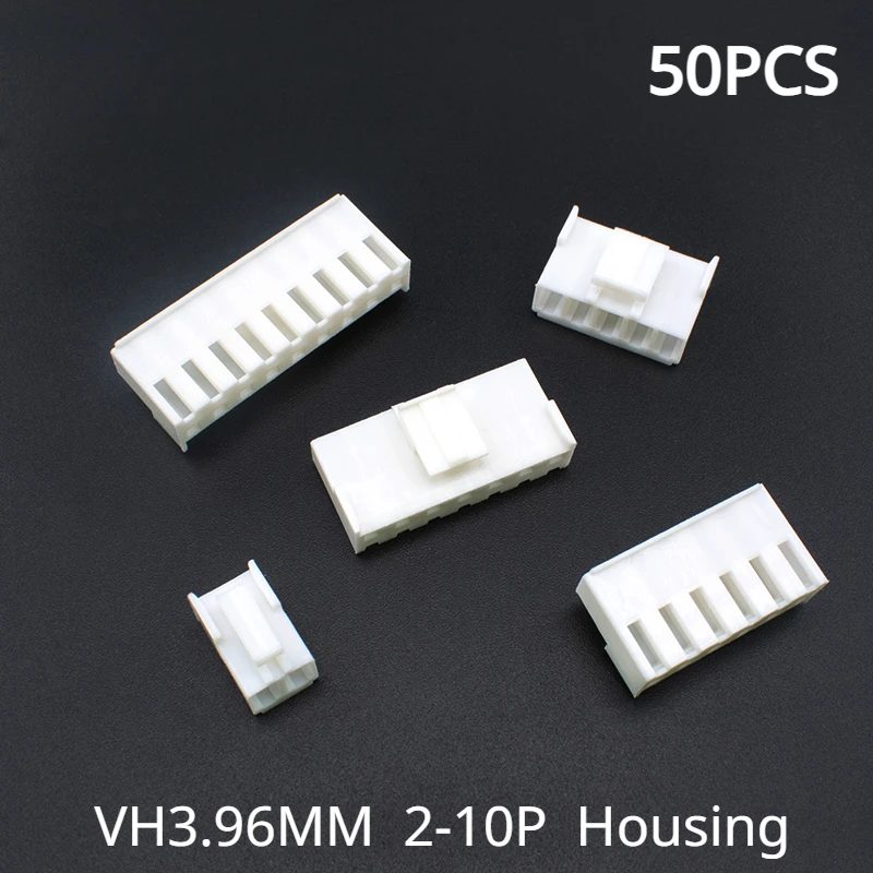 50Pcs VH 3.96MM 2P 3P 4P 5P 6P 7P 8P 9P 10P Female Housing Terminals VH3.96 2 3 4 5 6 7 8 9 10 Pin Connector
50Pcs VH 3.96MM 2P 3P 4P 5P 6P 7P 8P 9P 10P Female Housing Terminals VH3.96 2 3 4 5 6 7 8 9 10 Pin Connector