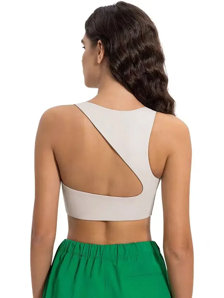 Lemon Irregular Back Women's Sports Bra Shockproof Gathered Running High Intensity Sports Fitness Vest Gym Training Yoga Bra
Lemon Irregular Back Women's Sports Bra Shockproof Gathered Running High Intensity Sports Fitness Vest Gym Training Yoga Bra