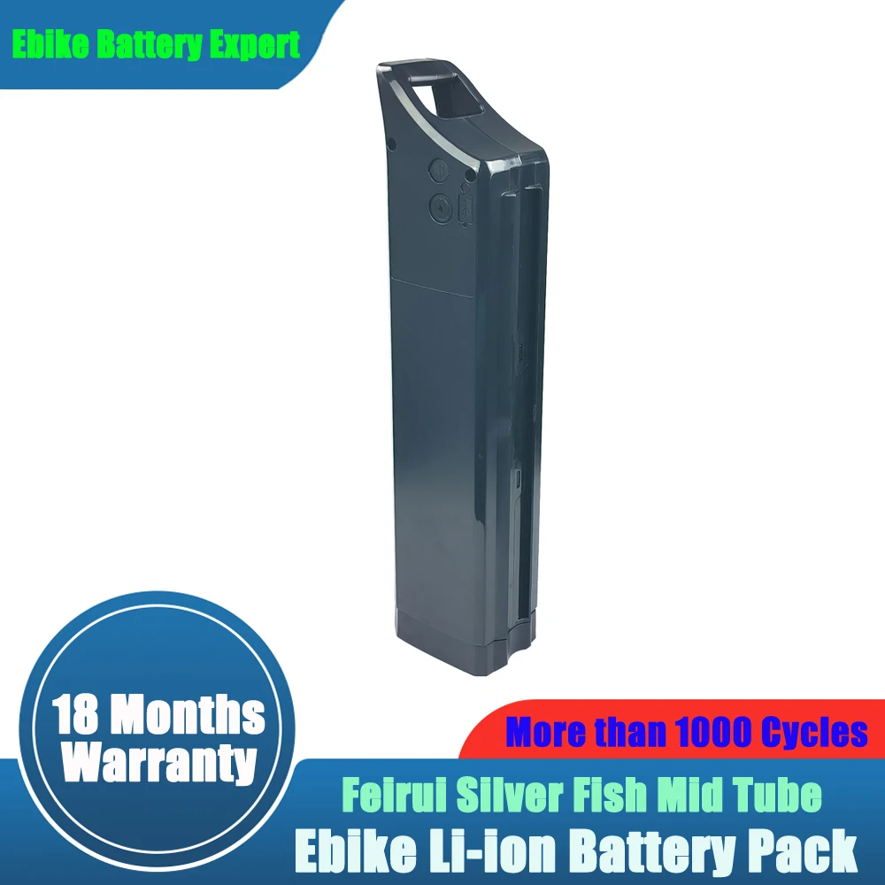 

Replacement Li-ion Battery with Charger for Ebike, Folding Fat Tire, Mid Tube Akku, 250W, 500W, FR-TDN05Z, 48V, 17.5Ah