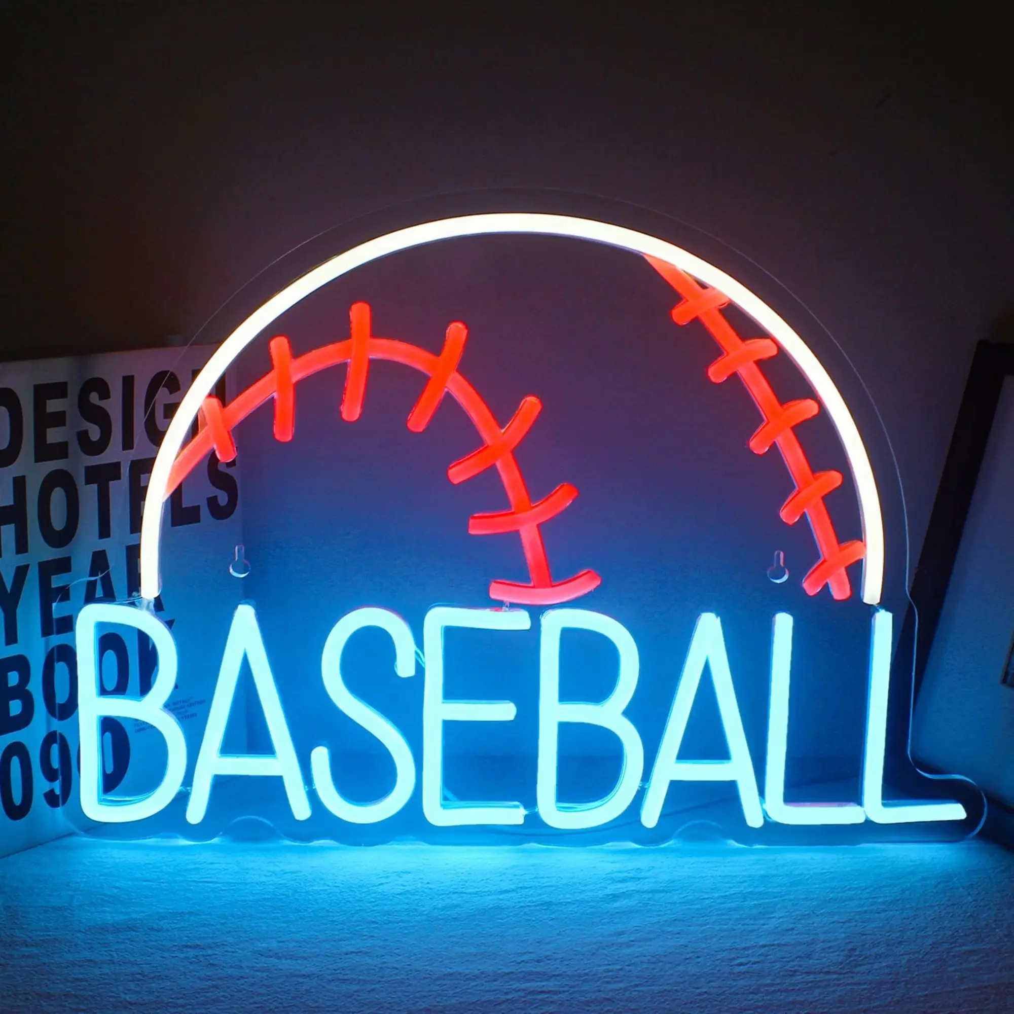 Baseball Neon Sign for Wall Decor USB LED Neon Light Sign for Bedroom Man Cave Game Room Decor Personalized Gift for Boys
Baseball Neon Sign for Wall Decor USB LED Neon Light Sign for Bedroom Man Cave Game Room Decor Personalized Gift for Boys