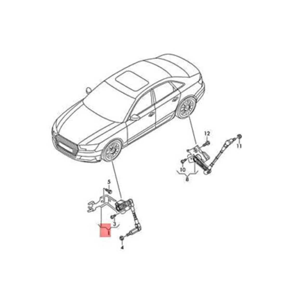 Датчик уровня фар для Audi A4 S4 A5 RS5 S5 2016-2023 8W0941285E 8W0941286E 4M0907803 4M0907503, 1 комплект/4 шт.
Датчик уровня фар для Audi A4 S4 A5 RS5 S5 2016-2023 8W0941285E 8W0941286E 4M0907803 4M0907503, 1 комплект/4 шт.