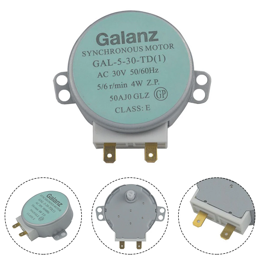 Motor Turntable Engine Replacement Parts Synchronous GAL-5-30-TD Microwave 0.7cm Shaft 1.5cm Length Accessories
Motor Turntable Engine Replacement Parts Synchronous GAL-5-30-TD Microwave 0.7cm Shaft 1.5cm Length Accessories