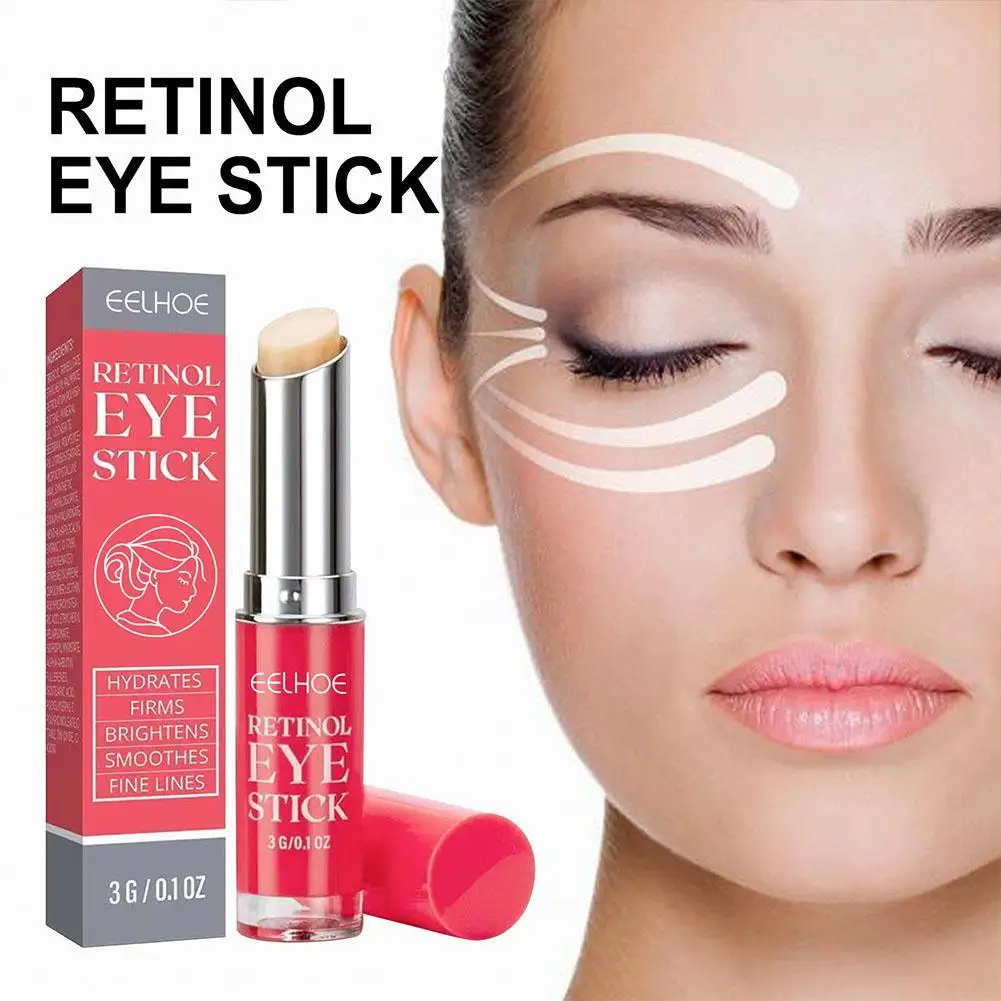 

1pc Anti-Wrinkle Eye Cream Retinol Stick Get Rid Of Puffy Dark Circles Lift Eye Area Whitening Moisturizing Health Repairing Eye