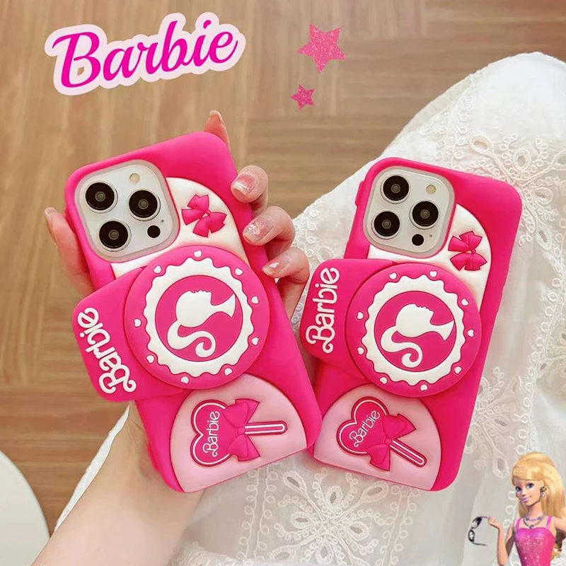 Cute Cartoon Girl Barbie 3D Pink Phone Case For iPhone 11 12 13 14 15 Pro Max Shockproof Protective Soft Silicone Back Covers
Cute Cartoon Girl Barbie 3D Pink Phone Case For iPhone 11 12 13 14 15 Pro Max Shockproof Protective Soft Silicone Back Covers