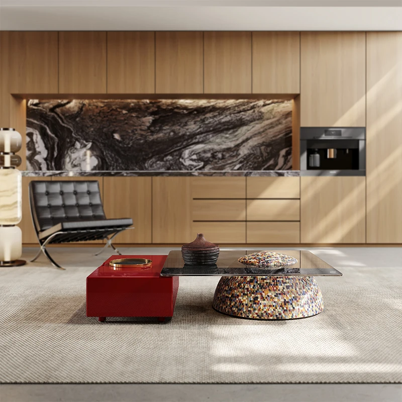 Итальянский Чрезвычайно простой чайный столик, Роскошный Современный Высококачественный Стеклянный большой семейный дизайнерский чайный столик для гостиной
Итальянский Чрезвычайно простой чайный столик, Роскошный Современный Высококачественный Стеклянный большой семейный дизайнерский чайный столик для гостиной