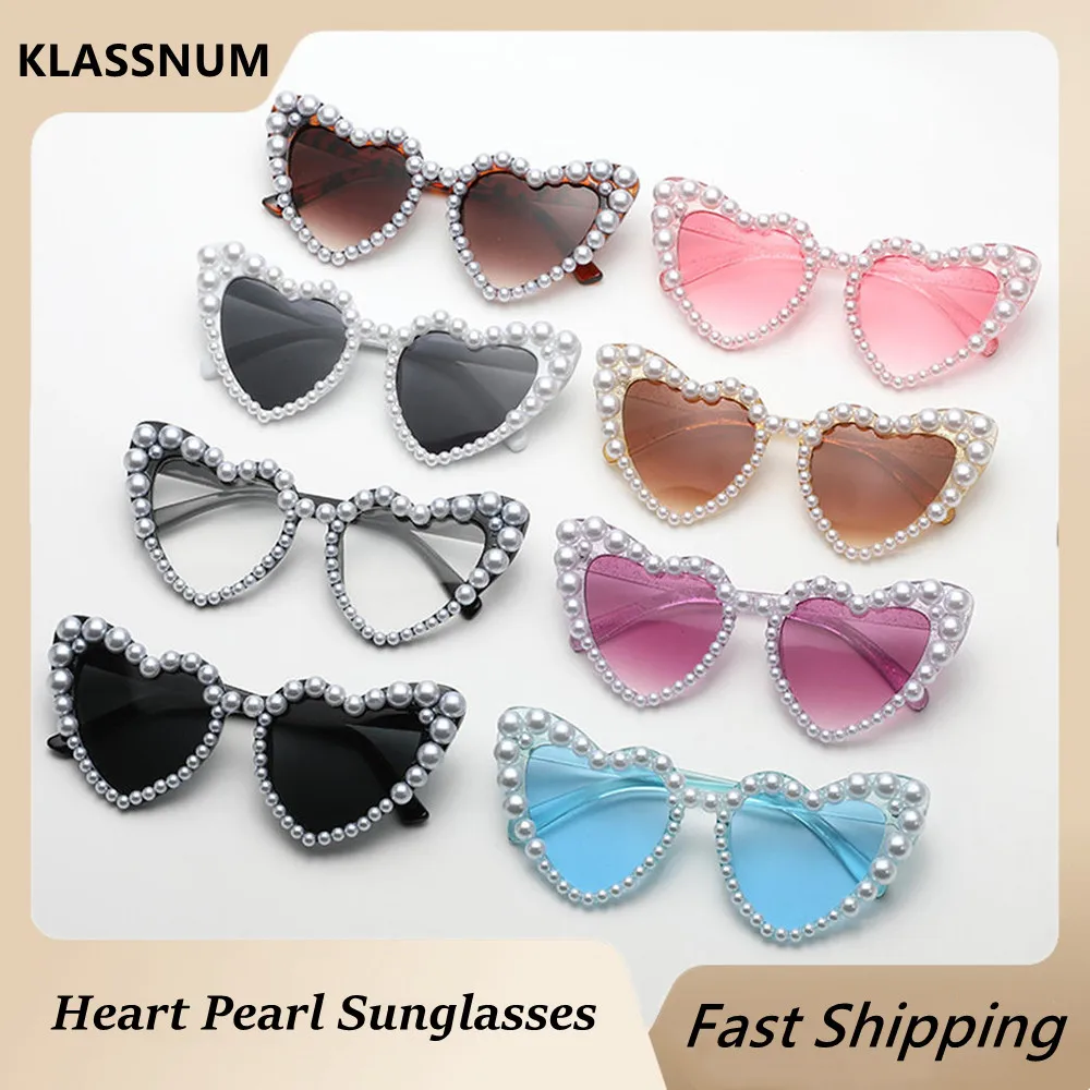 Fashion Retro Heart-Shaped Pearl Frame Sunglasses UV400 Women Cat Eye Pink Eyewear Trending Beach Shades Party Sun Glasses
Fashion Retro Heart-Shaped Pearl Frame Sunglasses UV400 Women Cat Eye Pink Eyewear Trending Beach Shades Party Sun Glasses