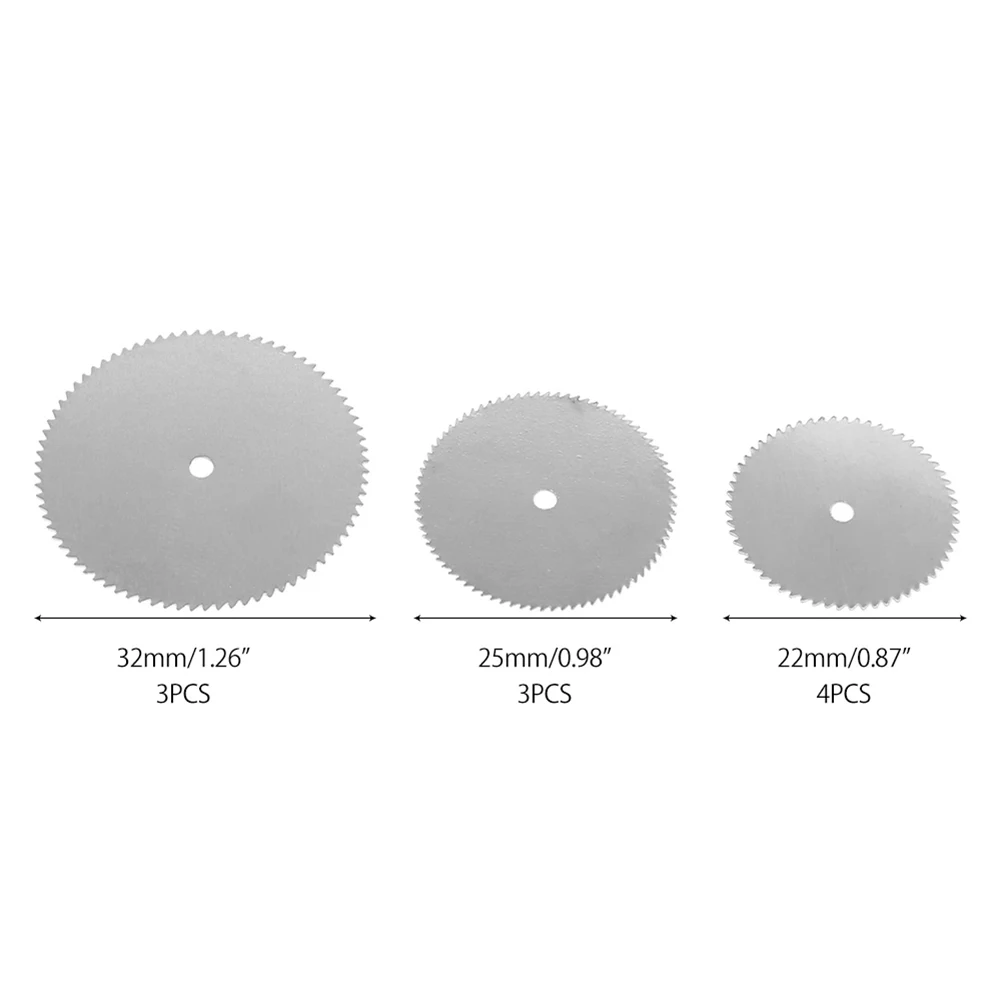 11pcs Circular Saw Blade Cutting Disc 22/25/32mm 3mm Mandrel Stainless Steel For Plastic Wood PVC Pipe Cutting Rotary Tools
11pcs Circular Saw Blade Cutting Disc 22/25/32mm 3mm Mandrel Stainless Steel For Plastic Wood PVC Pipe Cutting Rotary Tools
