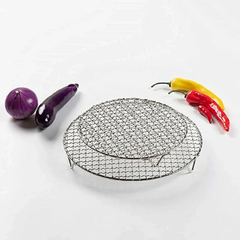 1 Pcs /Round Cooling Baking Rack 201 Stainless Steel Wire Oven Grill Sheet BBQ Grill Net Meshes Rack Grid Round//
1 Pcs /Round Cooling Baking Rack 201 Stainless Steel Wire Oven Grill Sheet BBQ Grill Net Meshes Rack Grid Round//