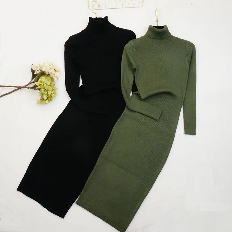 Vintage Knitted Sweater Long Sleeve Dresses Women Slim Bodycon Korean Elegant Fall Winter Button Sweater Midi Woman Dress
Vintage Knitted Sweater Long Sleeve Dresses Women Slim Bodycon Korean Elegant Fall Winter Button Sweater Midi Woman Dress