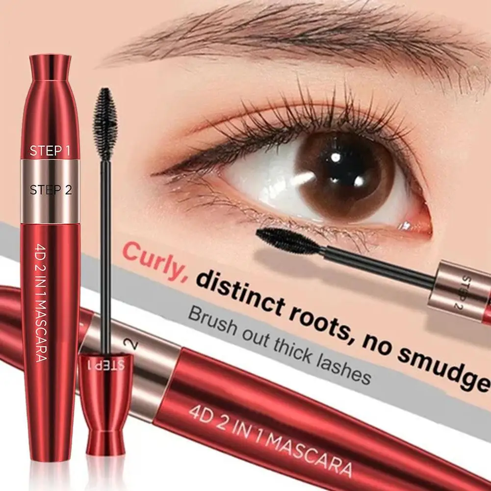 2 In 1 4D Mascara Lengthening Waterproof Eyelashes Eye Mascara Black Volume With Silk Fibers Brush Eyelash Makeup Tool
2 In 1 4D Mascara Lengthening Waterproof Eyelashes Eye Mascara Black Volume With Silk Fibers Brush Eyelash Makeup Tool