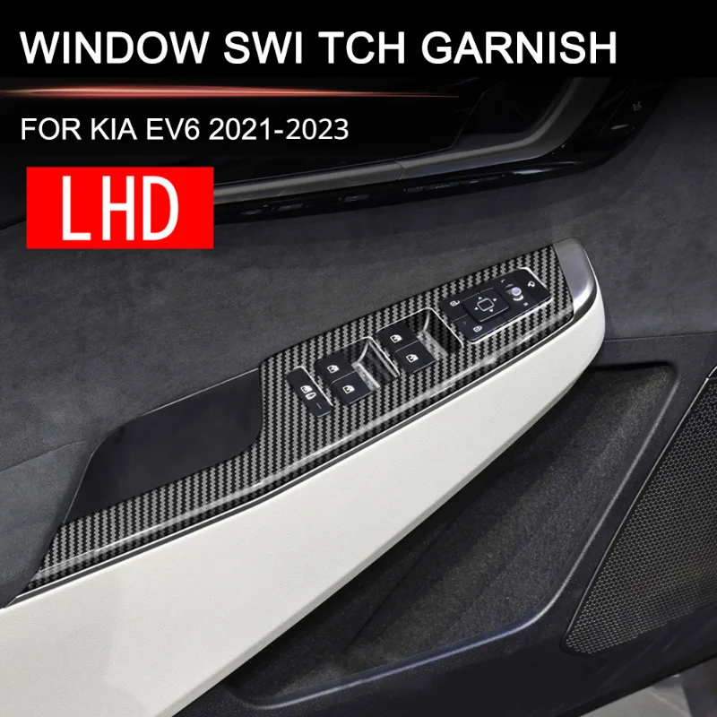 For Kia EV6 Door Handle Bowl Cover Window Glass Lift Button Switch Cover Trim Door Armrest Panel Carbon Fiber Style 2021-2023
For Kia EV6 Door Handle Bowl Cover Window Glass Lift Button Switch Cover Trim Door Armrest Panel Carbon Fiber Style 2021-2023
