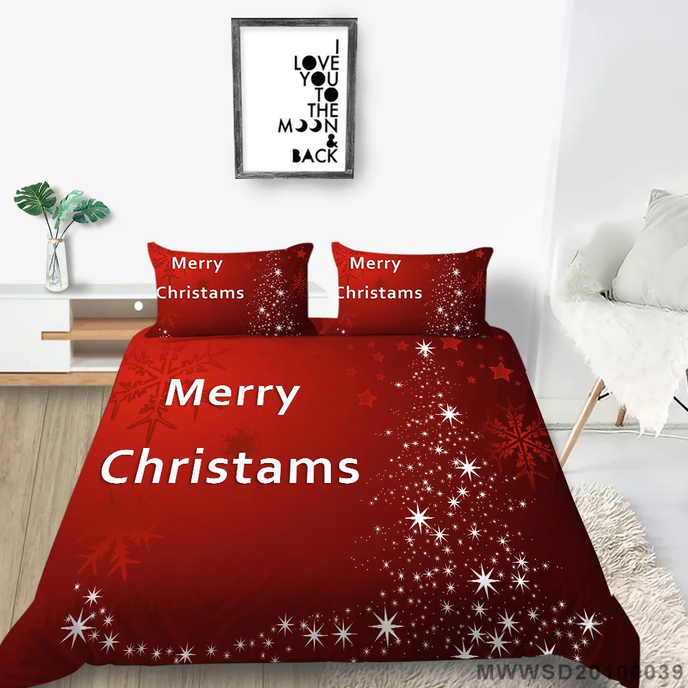 Merry Christmas Duvet Covers 3D Bedroom Decor Newly Bed Comforter Covers Children Single Size Bedspreads
Merry Christmas Duvet Covers 3D Bedroom Decor Newly Bed Comforter Covers Children Single Size Bedspreads