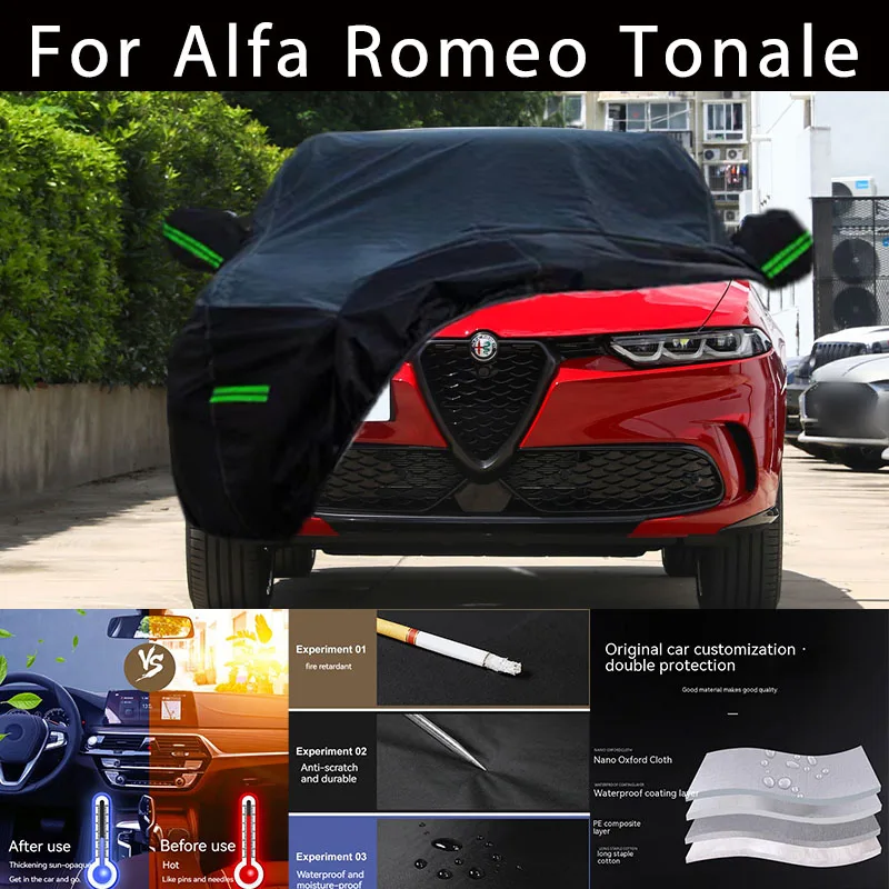 

For Alfa Romeo Tonale Outdoor Protection Full Car Covers Snow Cover Sunshade Waterproof Dustproof Exterior Car accessories