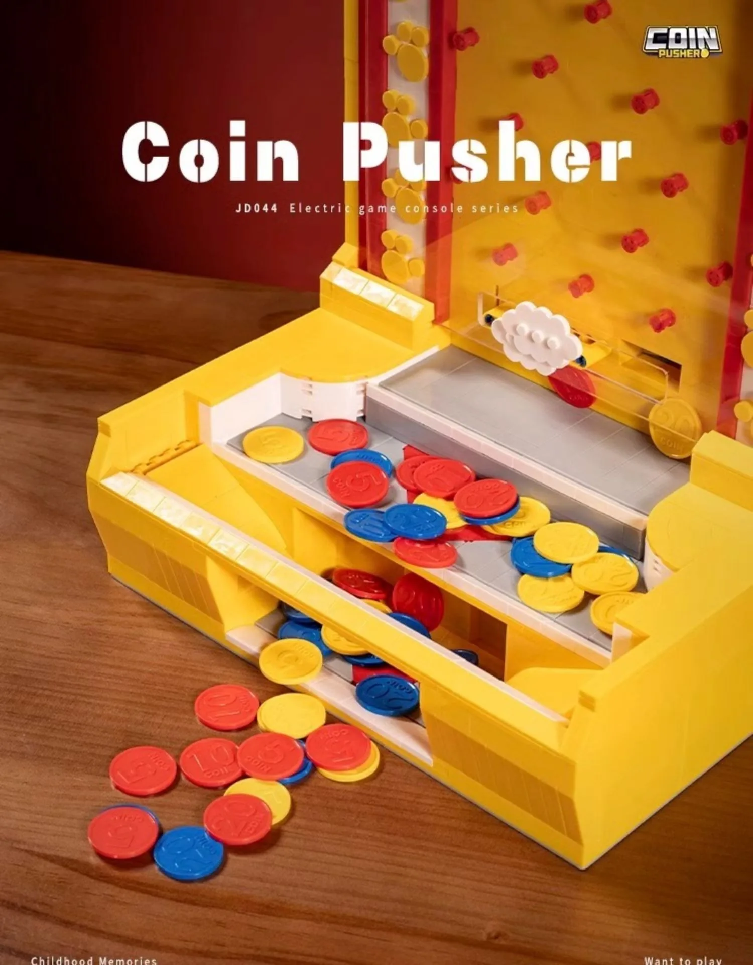 MOC Electric Coin Pusher Building Blocks Creative Game Machine Assembly Children's Model Toy Desktop Decoration Gift Set 2093PCS MOC Electric Coin Pusher Building Blocks Creative Game Machine Assembly Children's Model Toy Desktop Decoration Gift Set 2093PCS