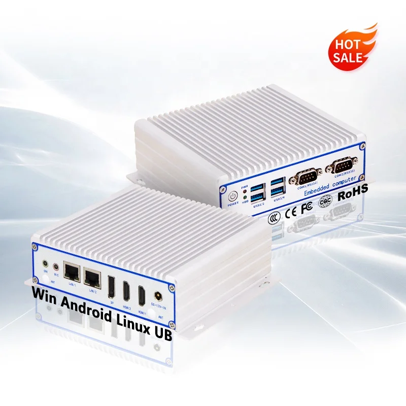 J4105/J4125/J6413/N100 Embedded Pcs Linux/Window Dual-network Port Or 4-network Port Fanless Industrial Computer Mini Box Pc
J4105/J4125/J6413/N100 Embedded Pcs Linux/Window Dual-network Port Or 4-network Port Fanless Industrial Computer Mini Box Pc