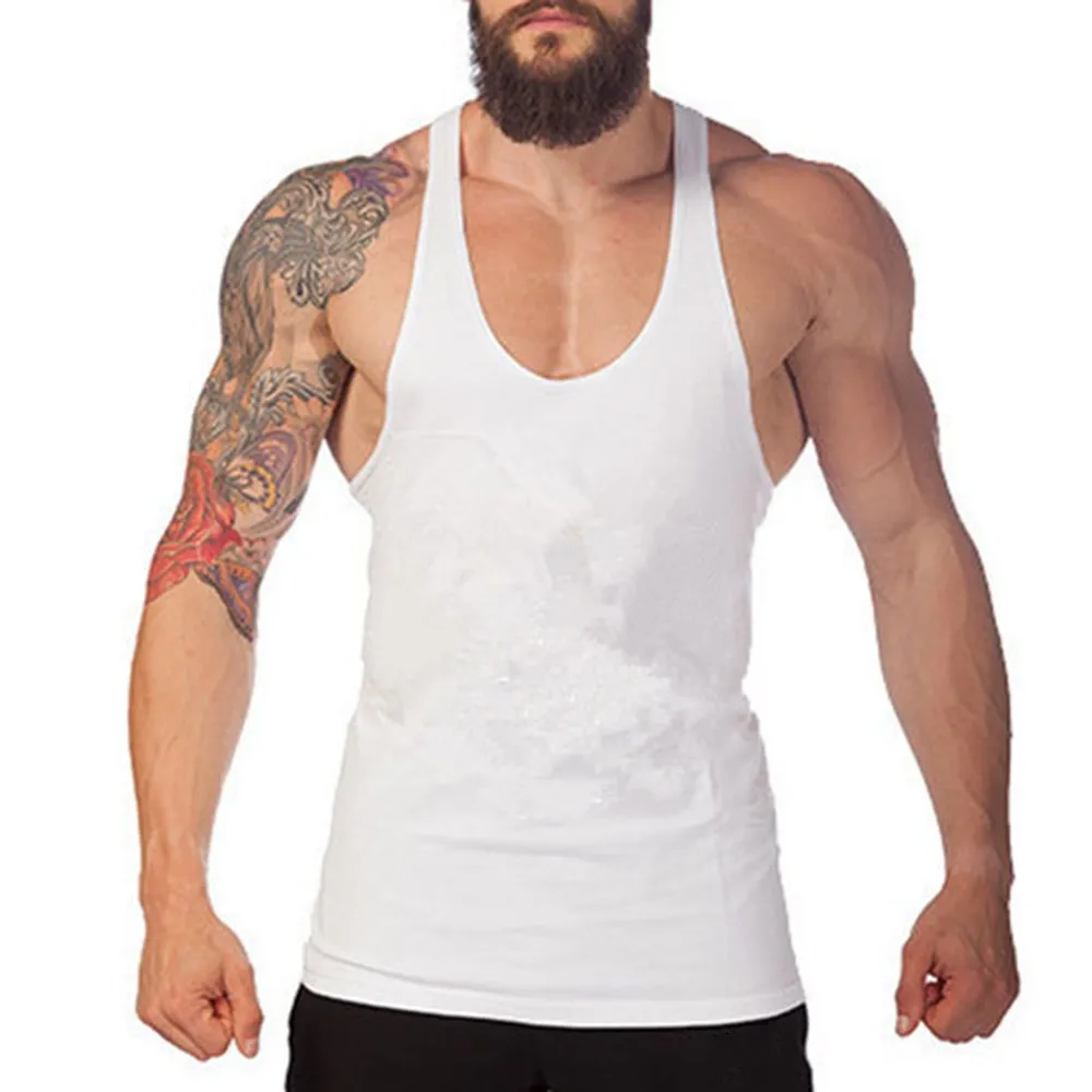 Solid Tops Vest T-shirt Tank Top Workout A-Shirt Muscle Sleeveless Vest Beach Bodybuilding Fitness Gym Mens New
Solid Tops Vest T-shirt Tank Top Workout A-Shirt Muscle Sleeveless Vest Beach Bodybuilding Fitness Gym Mens New
