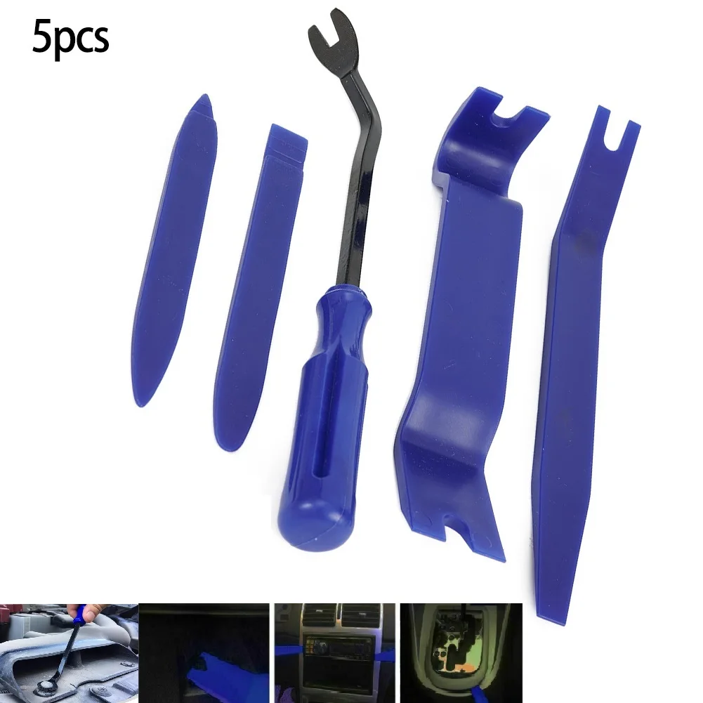 5pcs Auto Door Clip Panel Trim Removal Tools Kits Navigation Blades Disassembly Car Interior Conversion Hand Tools Set
5pcs Auto Door Clip Panel Trim Removal Tools Kits Navigation Blades Disassembly Car Interior Conversion Hand Tools Set