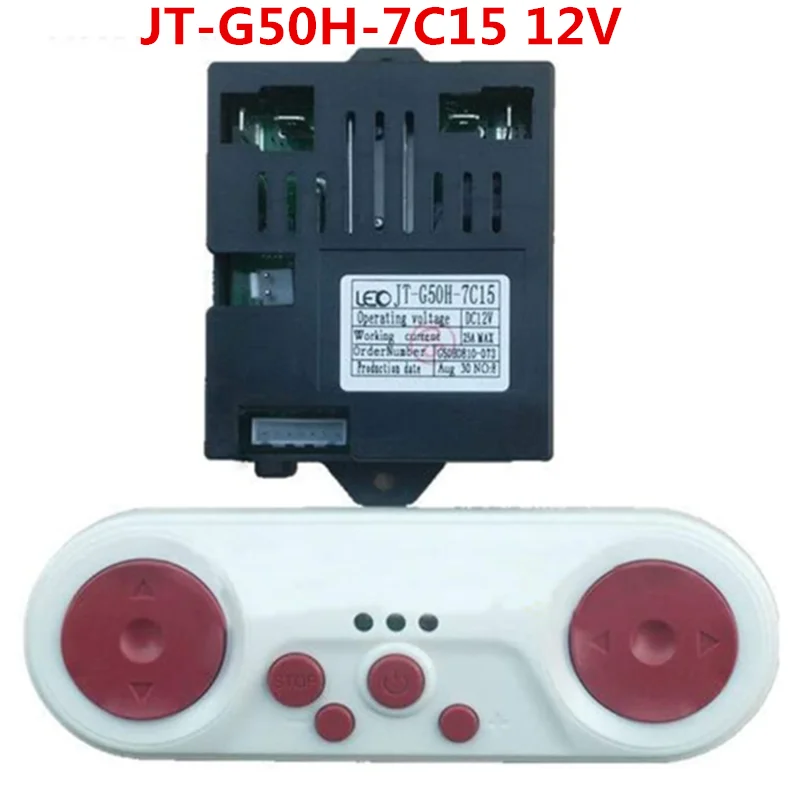 JT-G50H-7C15 12V Kids Powered Ride on car Remote Control and Receiver for Children Electric Car Replacement Parts
JT-G50H-7C15 12V Kids Powered Ride on car Remote Control and Receiver for Children Electric Car Replacement Parts