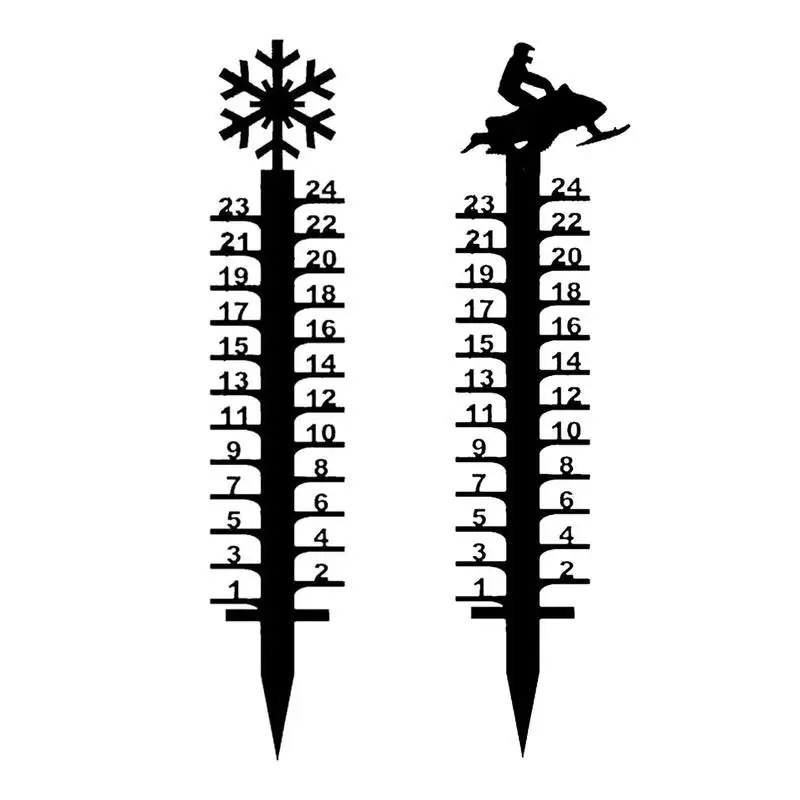 Snow Gauge 24 Inch Metal Snowflake Snow Measuring Stick Winter Snowfall Snow Depth Measure Ruler Rod For Christmas Outdoor Lawn
Snow Gauge 24 Inch Metal Snowflake Snow Measuring Stick Winter Snowfall Snow Depth Measure Ruler Rod For Christmas Outdoor Lawn