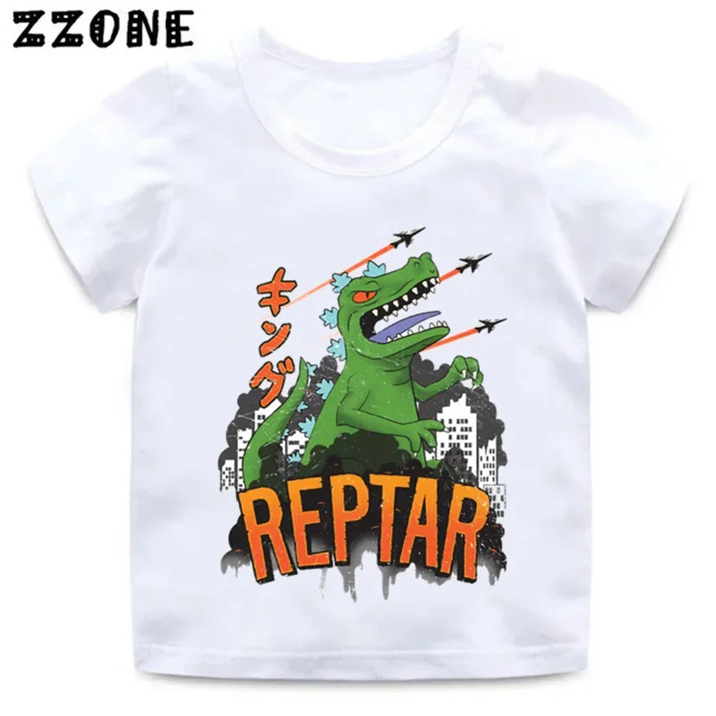 Футболка с рисунком динозавра Reptar для мальчиков и девочек, детская забавная одежда, Детская летняя футболка с коротким рукавом, ooo5231
Футболка с рисунком динозавра Reptar для мальчиков и девочек, детская забавная одежда, Детская летняя футболка с коротким рукавом, ooo5231