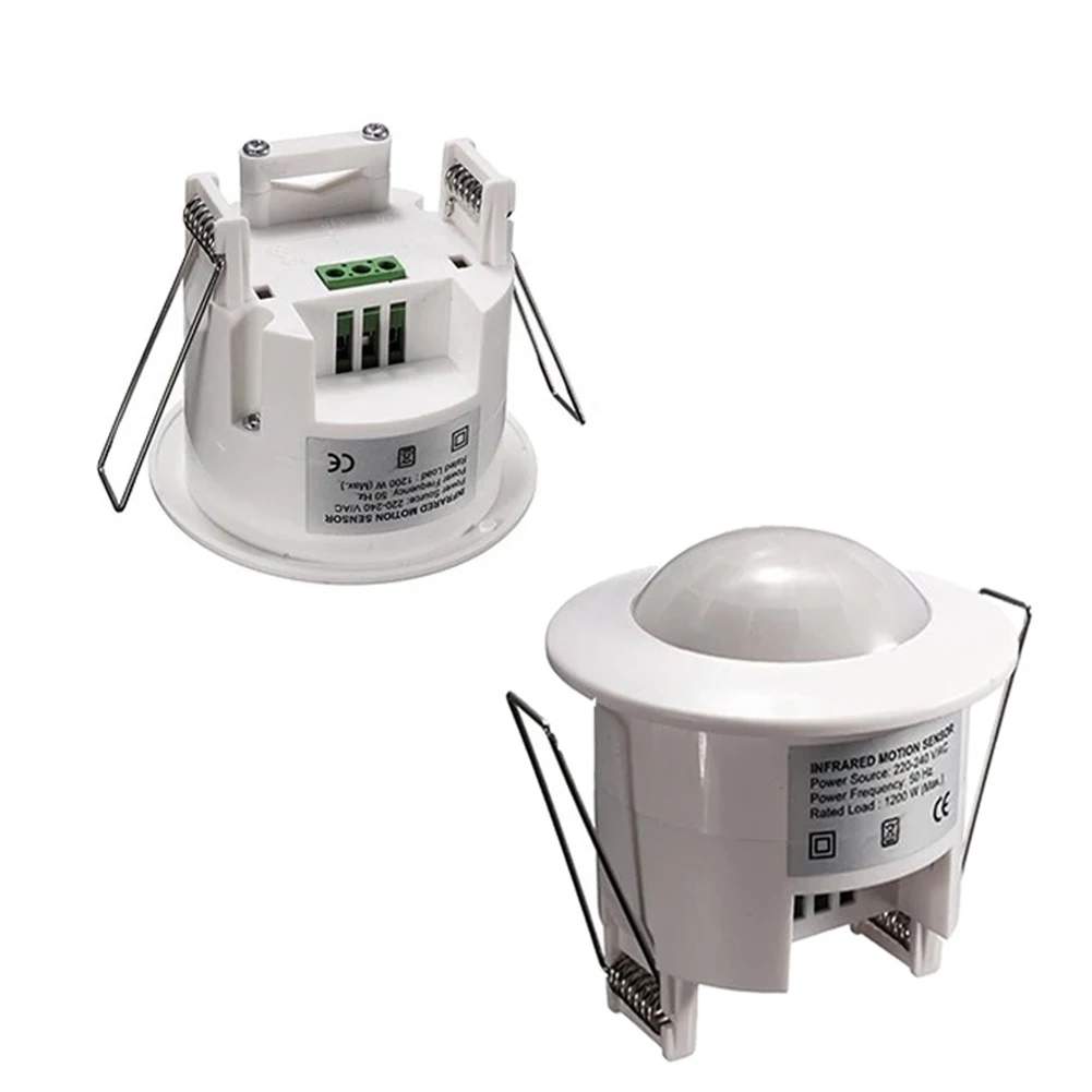 AC 110V-240V 360 Degree Mini Recessed Ceiling PIR Infrared Body Motion Sensor Detector Switch For Toilets Bathrooms ON/OFF
AC 110V-240V 360 Degree Mini Recessed Ceiling PIR Infrared Body Motion Sensor Detector Switch For Toilets Bathrooms ON/OFF