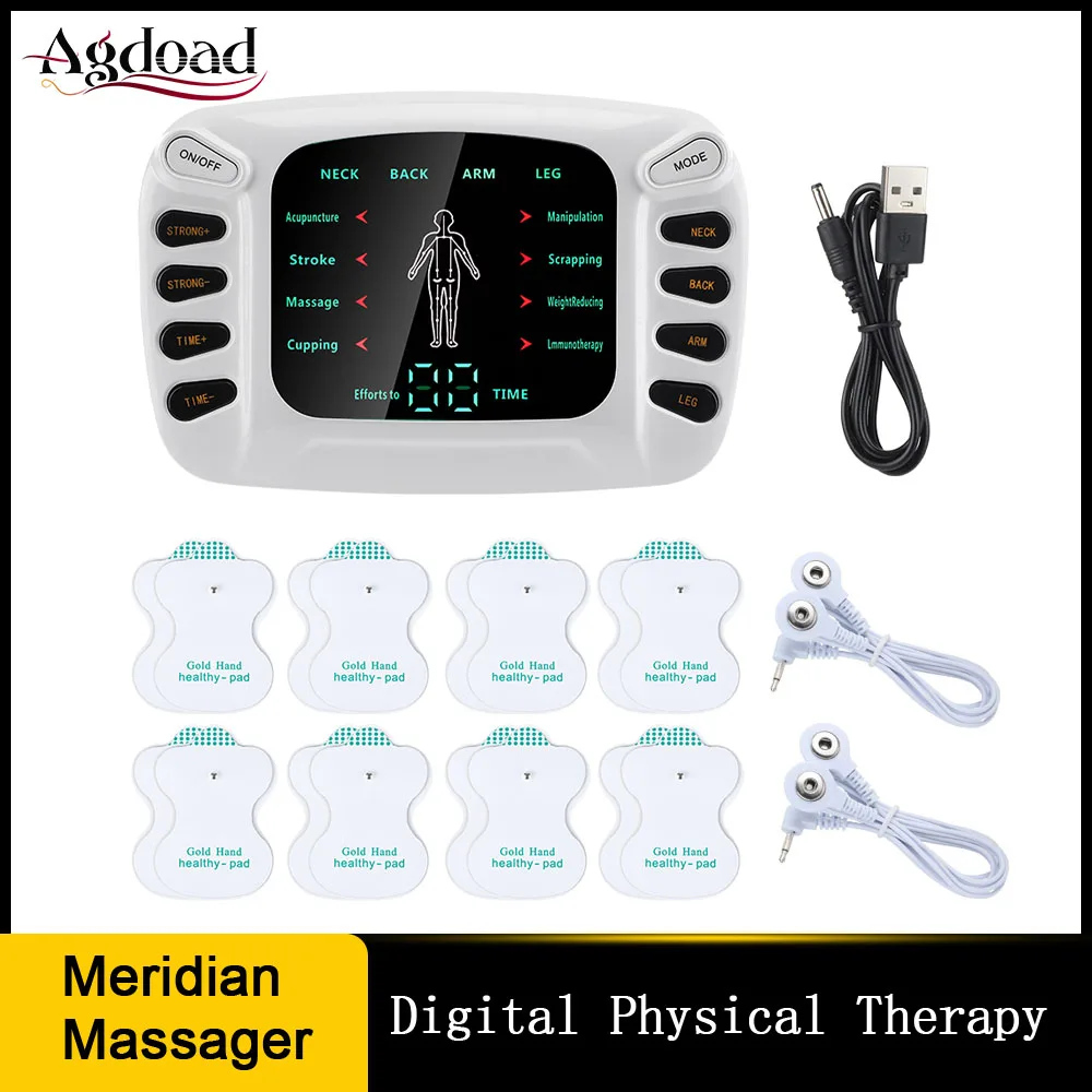 8 Levels TENS Massager Electrostimulator Electric EMS Muscle Stimulator Acupuncture Low Frequency Nerve Digital Therapy Machine
8 Levels TENS Massager Electrostimulator Electric EMS Muscle Stimulator Acupuncture Low Frequency Nerve Digital Therapy Machine