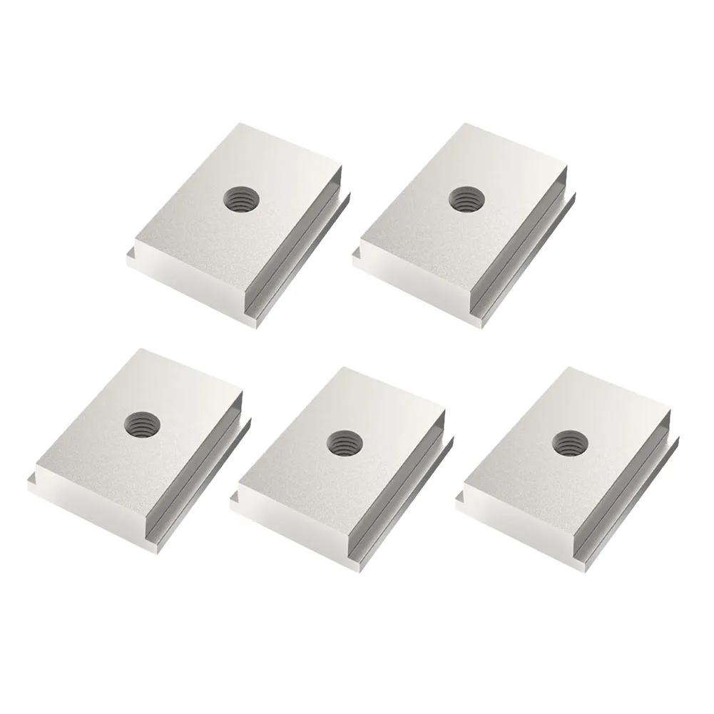 5pcs T-track Slider For Woodworking Table Saw/drill Miter Saw M6/M8 T-Track Slider Aluminum Alloy Silver T Slot Nut Accessories
5pcs T-track Slider For Woodworking Table Saw/drill Miter Saw M6/M8 T-Track Slider Aluminum Alloy Silver T Slot Nut Accessories