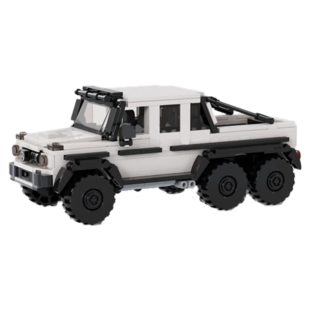 MOC Mercedesed Mountain off-road vehicle AMG G63 6x6 and Trailer Model Building Blocks SUV Car Model Bricks for Kids Toys Gifts
MOC Mercedesed Mountain off-road vehicle AMG G63 6x6 and Trailer Model Building Blocks SUV Car Model Bricks for Kids Toys Gifts