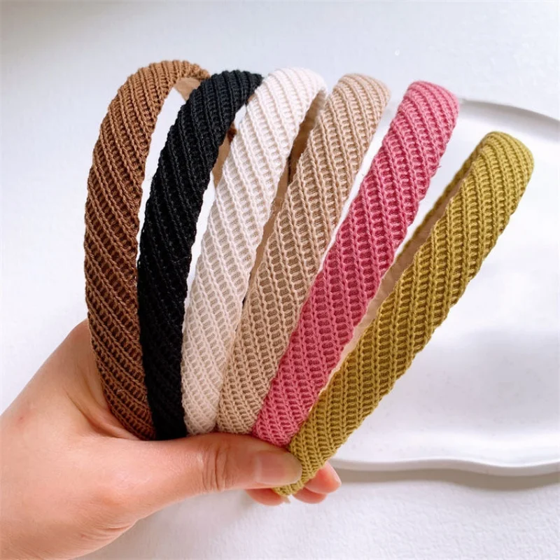 1 autumn and winter knitted wool headband net red new face wash headband small simple white hair card headwear female 1 autumn and winter knitted wool headband net red new face wash headband small simple white hair card headwear female
