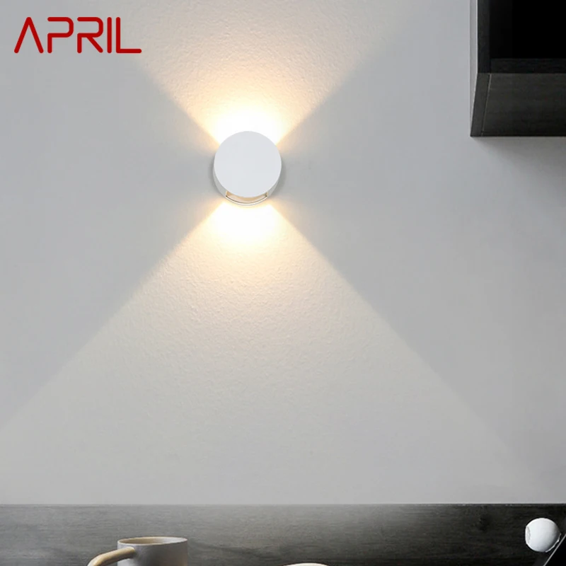 APRIL Contemporary White LED Sconce Light Two-way light Sources Wall Lamp For Dining Living Room
APRIL Contemporary White LED Sconce Light Two-way light Sources Wall Lamp For Dining Living Room