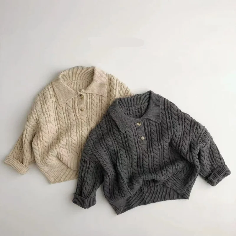 Winter Toddler and Baby Girls Boys Plain Warmth Loose Knitted Sweater Coats Children Pullover Knitwear Kids Outfits Tops 1-8 Yrs
Winter Toddler and Baby Girls Boys Plain Warmth Loose Knitted Sweater Coats Children Pullover Knitwear Kids Outfits Tops 1-8 Yrs