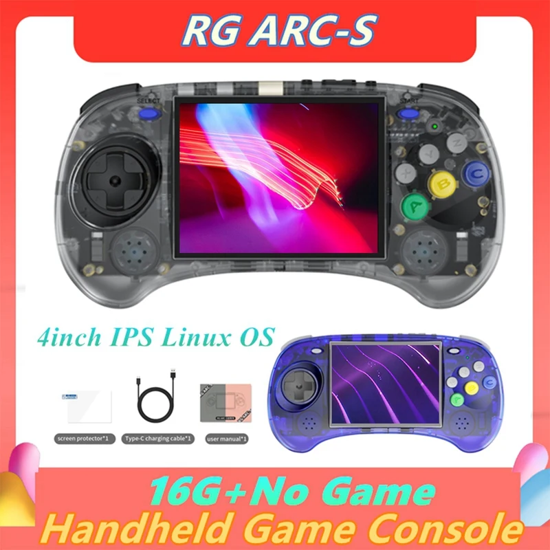 Портативная игровая консоль RG ARC-S, 4-дюймовый IPS Linux OS, шесть кнопок, поддержка видеоплееров в стиле ретро, с проводной ручкой
Портативная игровая консоль RG ARC-S, 4-дюймовый IPS Linux OS, шесть кнопок, поддержка видеоплееров в стиле ретро, с проводной ручкой