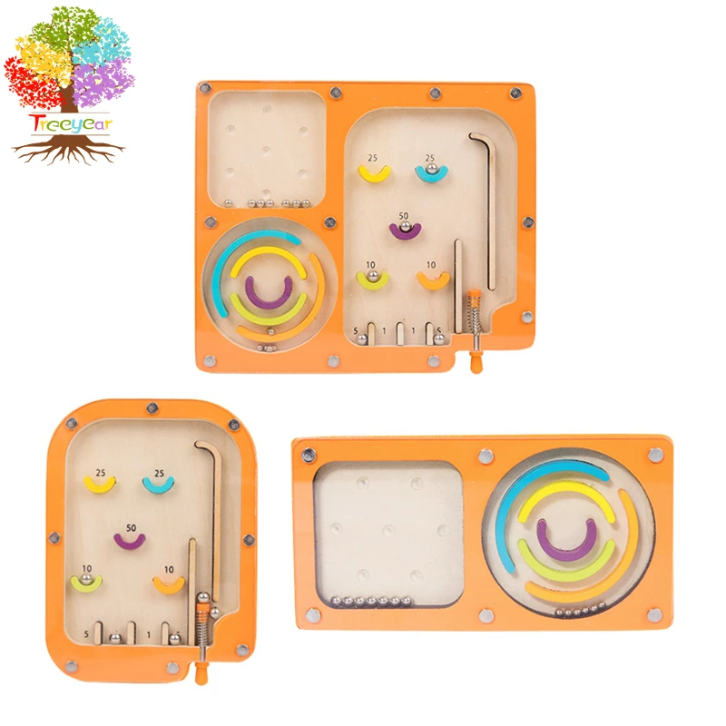 Wooden Children's Funny Beads Maze Game Labyrinth Ball Balancing Educational Toys For Kids Hand-eye Coordination Training
Wooden Children's Funny Beads Maze Game Labyrinth Ball Balancing Educational Toys For Kids Hand-eye Coordination Training