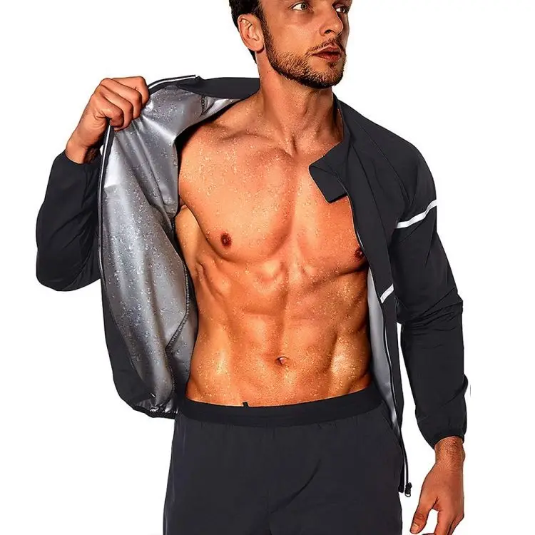 Sauna Sweat Suit Fitness Slimming Men Women Weight Loss Exercise Running Boxing Workout Top Jacket Body Shaper Gym
Sauna Sweat Suit Fitness Slimming Men Women Weight Loss Exercise Running Boxing Workout Top Jacket Body Shaper Gym