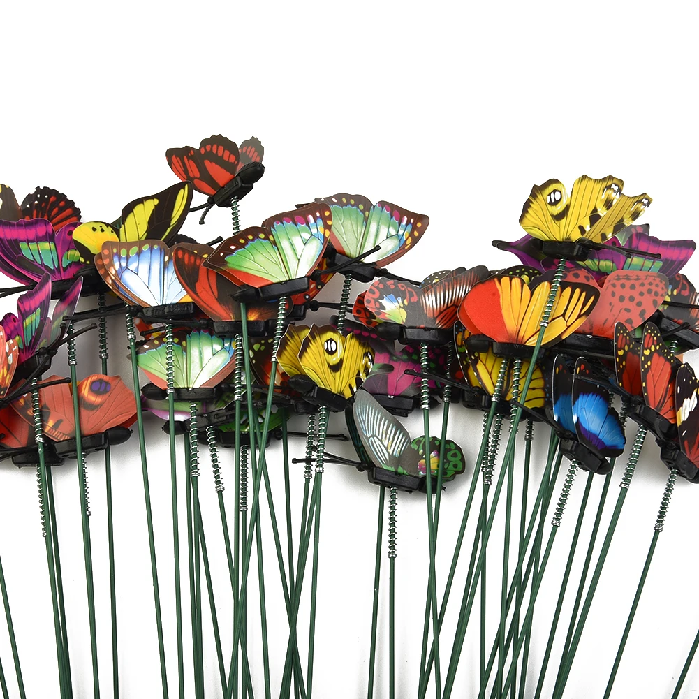 Outdoor Butterfly Stakes Ornament Wide Applications PVC Material Random Color Waterproof 25*4cm 50pcs Art Decor
Outdoor Butterfly Stakes Ornament Wide Applications PVC Material Random Color Waterproof 25*4cm 50pcs Art Decor