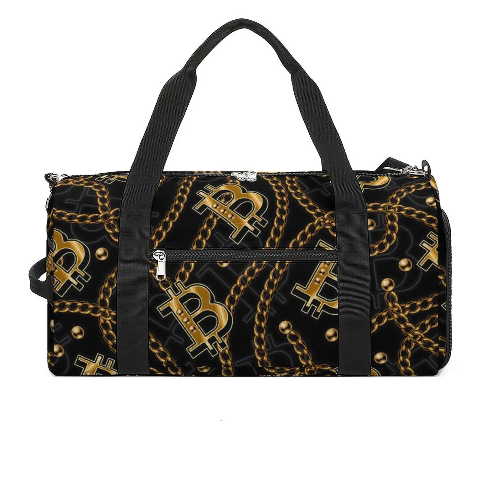Gold Chain Sport Bags Shiny Bitcoin Sign Large Gym Bag Outdoor Male Female Design Handbag Travel Colorful Fitness Bag 
Gold Chain Sport Bags Shiny Bitcoin Sign Large Gym Bag Outdoor Male Female Design Handbag Travel Colorful Fitness Bag