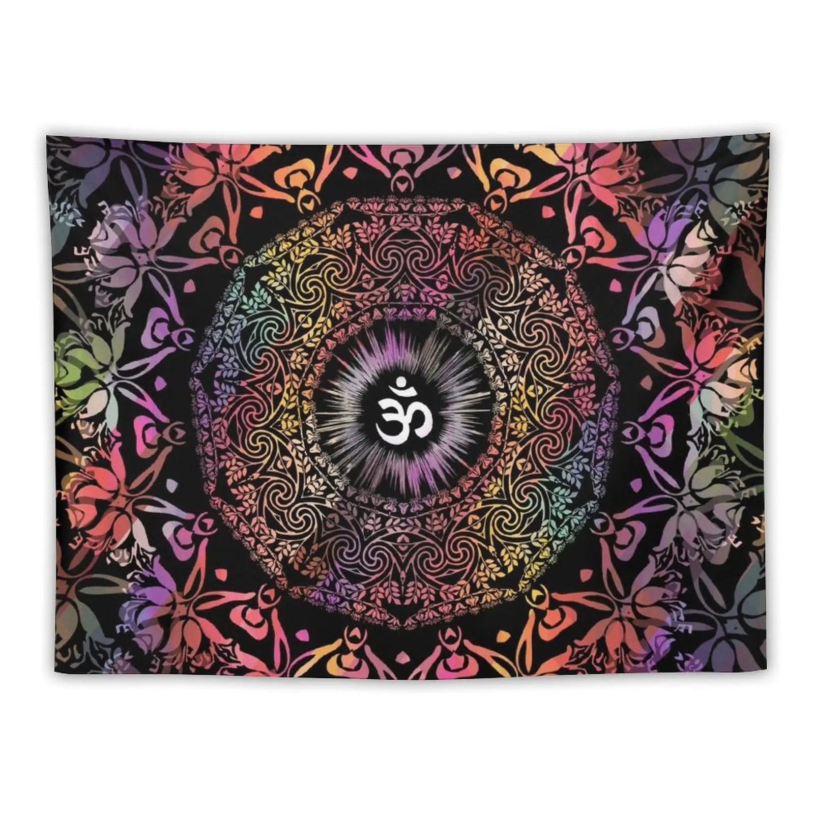 Mandala Om / Zen Yoga Hippie Meditation Mandala Tapestry Aesthetics For Room Bedroom Decoration Tapestry 
Mandala Om / Zen Yoga Hippie Meditation Mandala Tapestry Aesthetics For Room Bedroom Decoration Tapestry