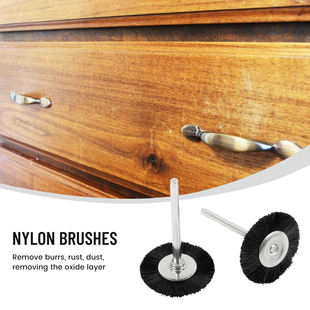 Accessories Nylon Brushes Polishing High Efficiency T Type Wire Brush 10 Pcs 3mm Shank Black+Silver Degreasing Burr
Accessories Nylon Brushes Polishing High Efficiency T Type Wire Brush 10 Pcs 3mm Shank Black+Silver Degreasing Burr